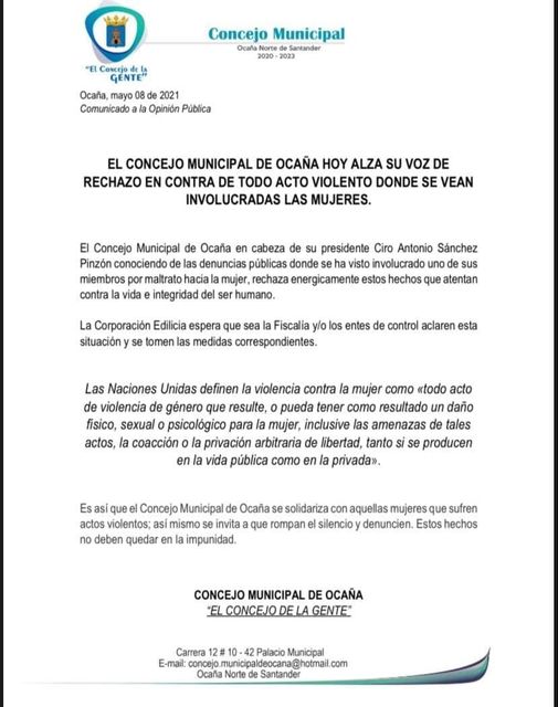 Carta del Concejo de Ocaña