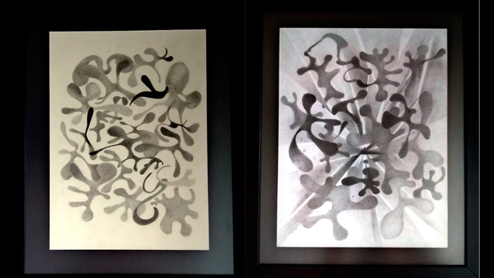 Rosa Delia Duarte plasmó la migración de venezolanos hacia territorio colombiano y lo hizo en lápiz.