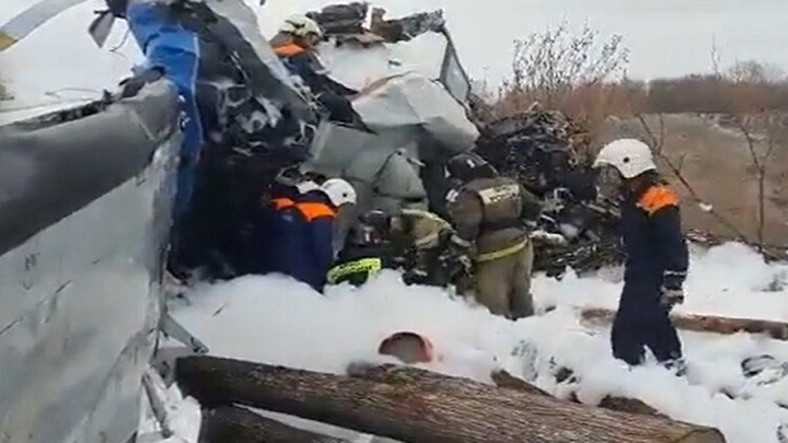 Dieciséis muertos al estrellarse un avión en Rusia./Foto: internet