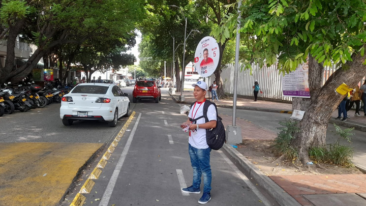 Campaña para las elecciones en la UFPS. /La Opinión. 