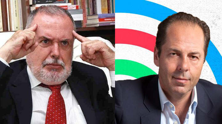 Gilberto Tobón Sanín y José Miguel Santamaría