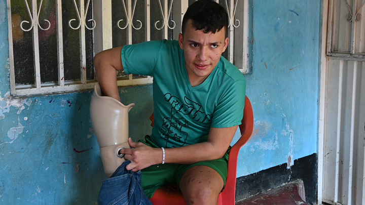 Yo no soy inferior a nadie: víctima de mina y desplazamiento