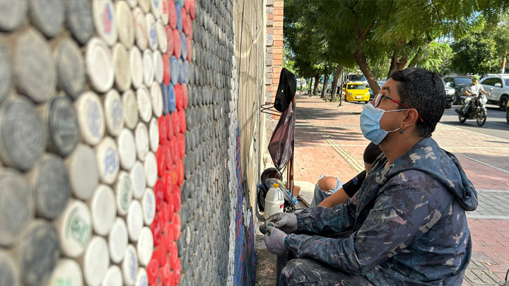 El grafiti con tapas más grande de Colombia estará en Cúcuta
