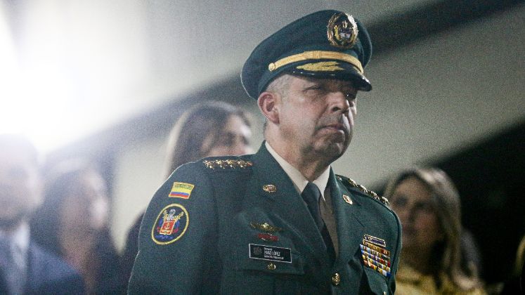 General Hugo López, comandante de las Fuerzas Militares