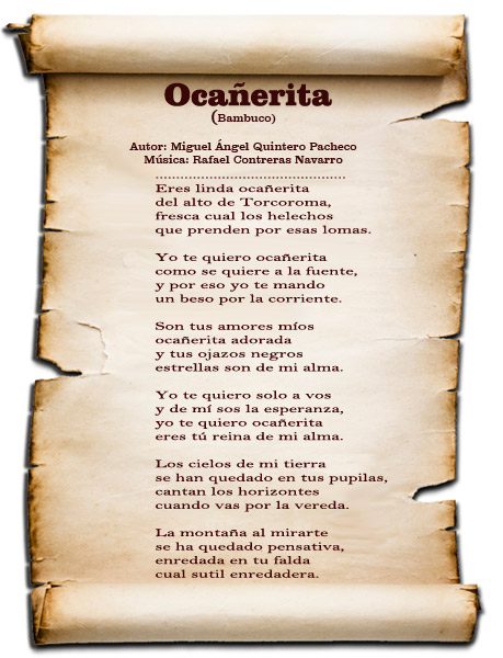 Letra de Ocañerita