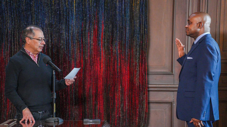 El anuncio lo hizo el presidente Petro durante la posesión de Luis Gilberto Murillo.El anuncio lo hizo el presidente Petro durante la posesión de Luis Gilberto Murillo.