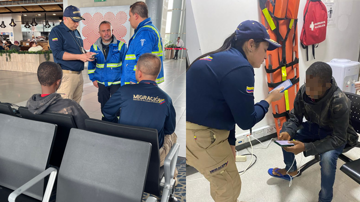 Aeropuerto El Dorado. 