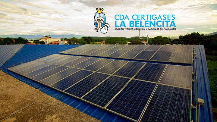 CDA La Belencita ubicado en Los Patios, cuenta con paneles solares./Foto: cortesía.