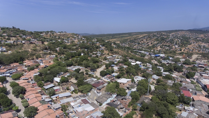 En El Salado es uno de los barrios donde más se han cometido asesinatos.