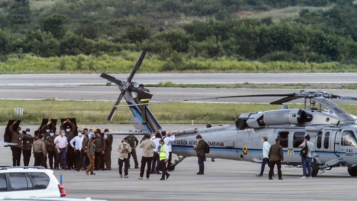 El pasado 25 de junio atacaron a disparos el helicóptero presidencial.