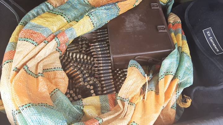 Dos incautaciones de balas hizo la Policía.