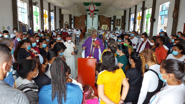 Eliécer Sánchez fue enterrado en Aguaclara.