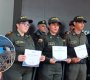 Policías condecorados