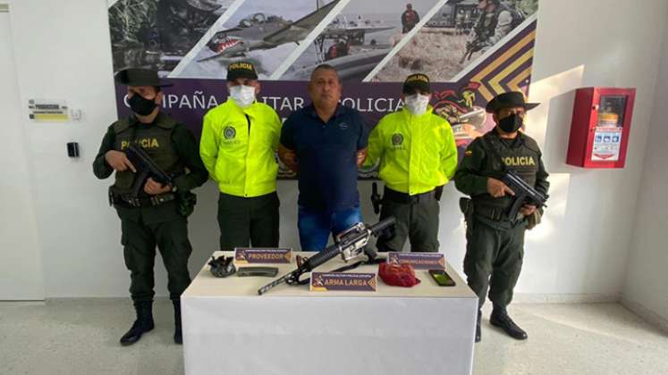 Manuel Antonio Díaz Rueda llevaba 17 años delinquiendo en Los Pelusos, donde actualmente fungía como el tercer cabecilla en Norte de Santander. / Foto: Policía.