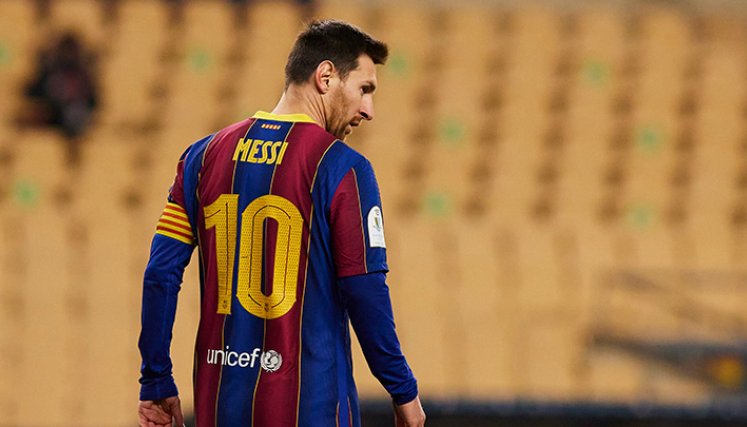 Messi en el Barcelona.