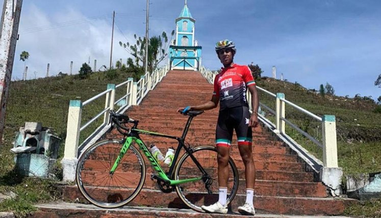 Ferney Mantilla, pamplonés corredor del Team Raúl Saavedra. Ahora correrá con el Orgullo Paisa. / Foto Cortesía