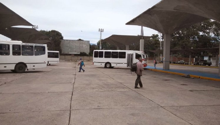 No hay acceso al estado desde el interior de Venezuela y las operaciones de los terminales de San Cristóbal y San Antonio fueron paralizadas. / Foto: Cortesía