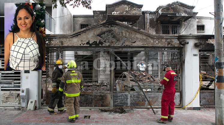 Doris Andrade Álvarez alertó a su familia del incendio, que consumió las tres viviendas en segundos.