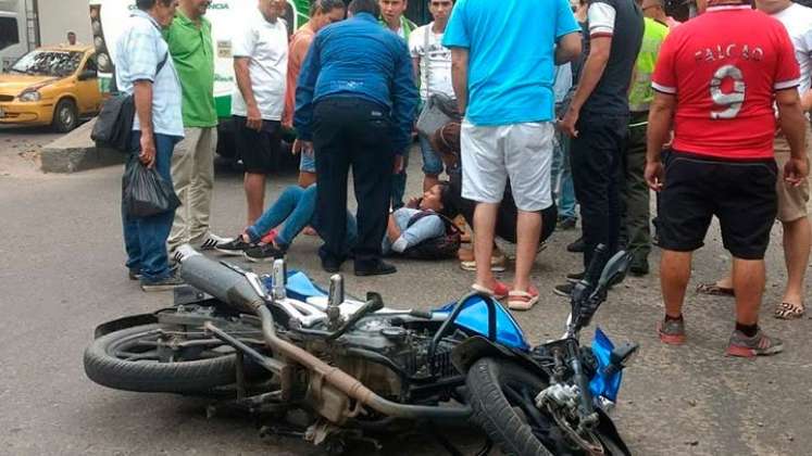 Motociclistas y peatones son los que más alta cuota están aportando a la accidentalidad vial en Cúcuta.