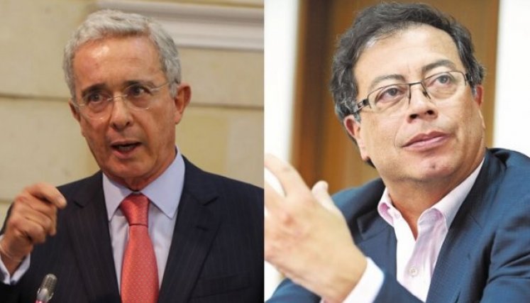 Los líderes de derecha (Álvaro Uribe Vélez) y de izquierda (Gustavo Petro) revelaron sus posiciones a través de las redes sociales. (Foto: Archivo)