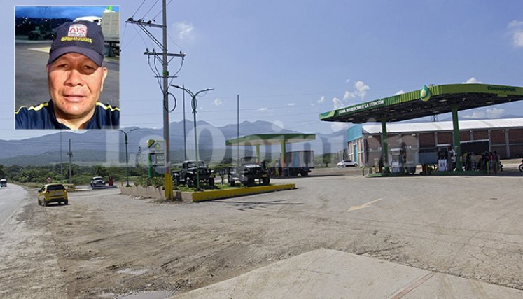 El robo y el crimen ocurrieron en la estación de servicio ubicada en la vereda San Isidro, de San Cayetano, por el Anillo Vial Occidental.