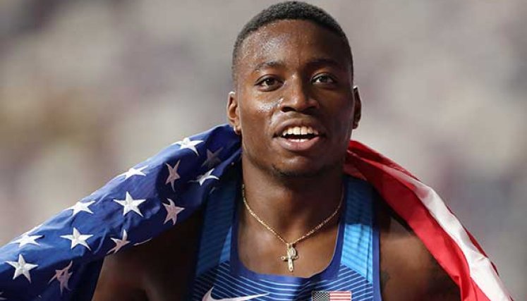 Grant Holloway atleta estadounidense.