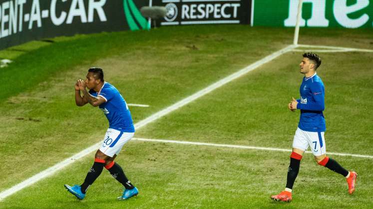 Alfredo Morelo, goleador colombiano. Foto: Rangers. 