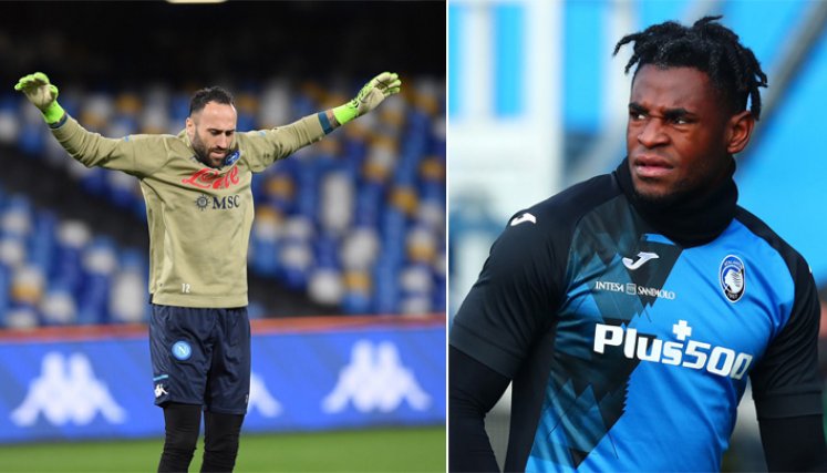 David Ospina y Duván Zapata, colombianos que disputarán la Copa de Italia.