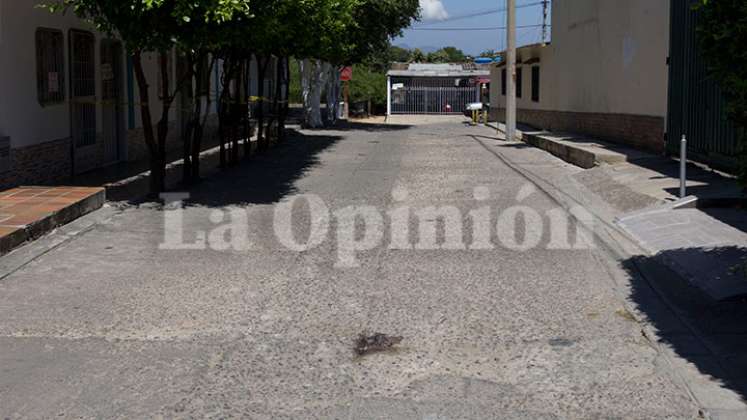 En esta calle del barrio San Martín ocurrió el lamentable hecho.