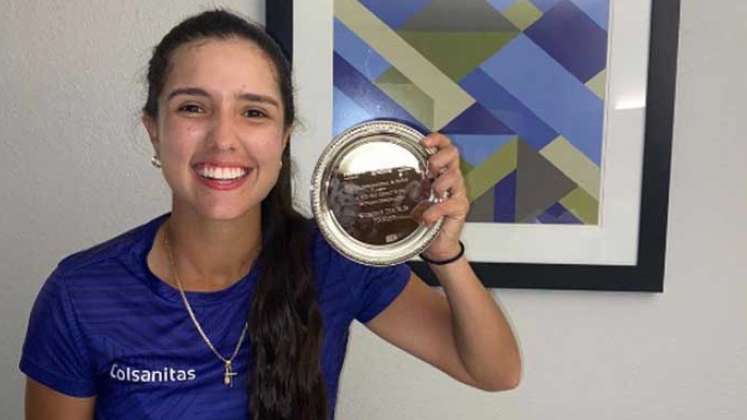 María Camila Osorio subcampeona.