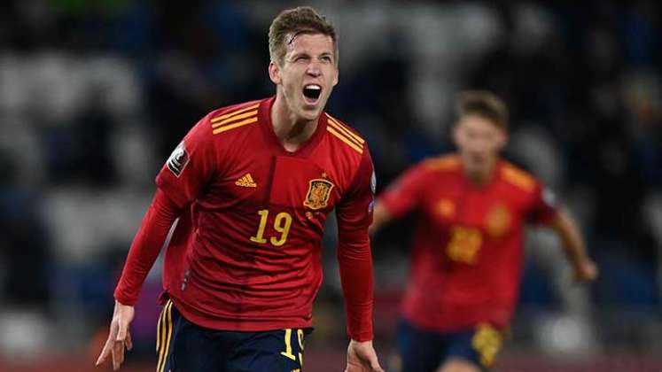 Daniel Olmo, el salvador de la selección española, este domingo en Georgia.