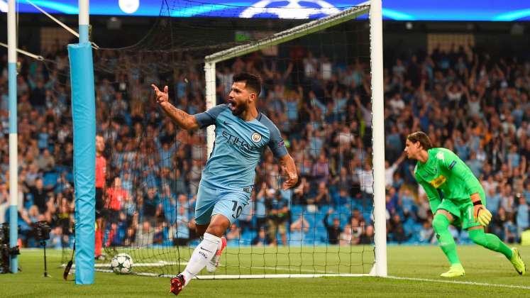 Sergio 'Kun' Agüero, goleador histórico del Manchester City. 