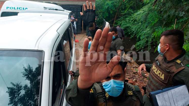 La Policía Metropolitana de Cúcuta impide el trabajo periodístico. 