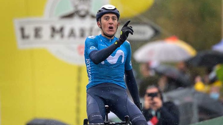 Marc Soler, ciclista español, del equipo Movistar