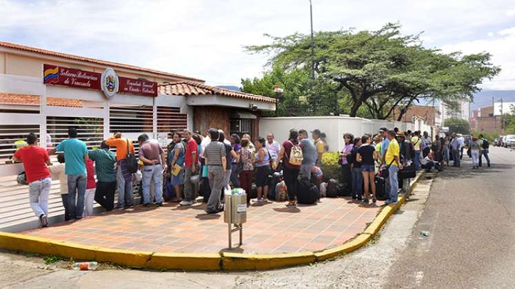 El consulado venezolano en Cúcuta fue uno de los más activos del país. / Foto Archivo. 