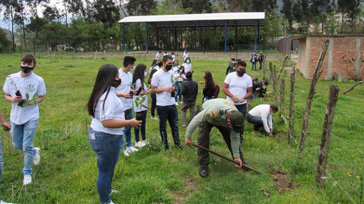 La Policía Cívica Juvenil ‘Amigos de la Naturaleza’.