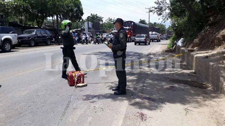 A bala asesinaron a un hombre en Anillo Vial – vía Puerto Santander./FOTO: La Opinión