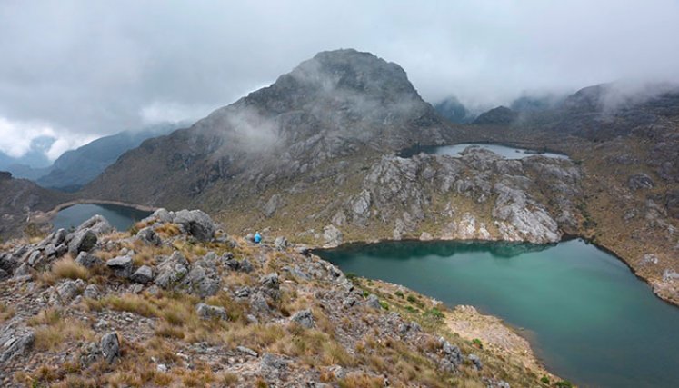 Lagunas verdes en Santurbán. / Fotos Roberto Ospino / La Opinión