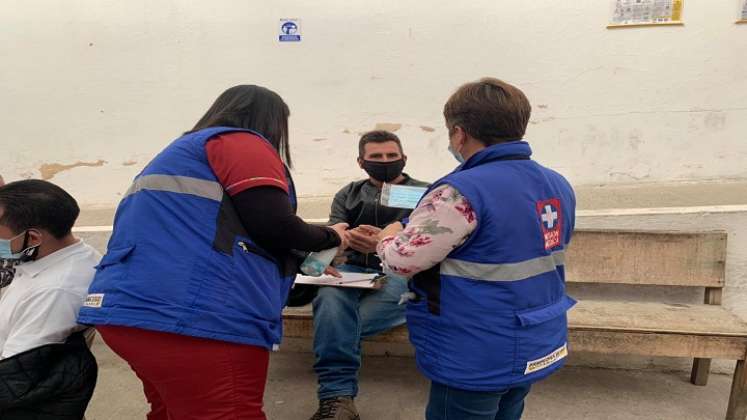 El equipo de salud continúa con las actividades preventivas en el municipio./ Cortesía/ La Opinión 