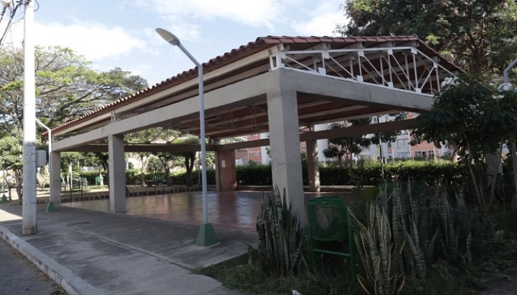 Altamira, "Un buen sitio para vivir" Hace 5 años, el DPS invirtió en la construcción del sitio común. /Cortesía /La Opinión