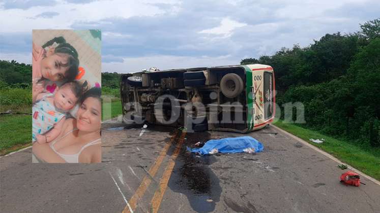 En este punto de la vía, en el sentido Puerto Santander-Cúcuta ocurrió la tragedia que hoy enluta a una familia.