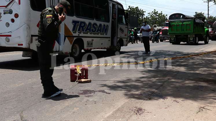 El hecho ocurrió en en la calle 32 con avenida 7, del barrio Virgilio Barco.