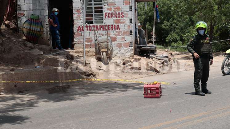 La víctima fue atacada cuando iba a fumarse un cigarrillo en la calle 32 con avenida 7 del barrio Virgilio Barco.