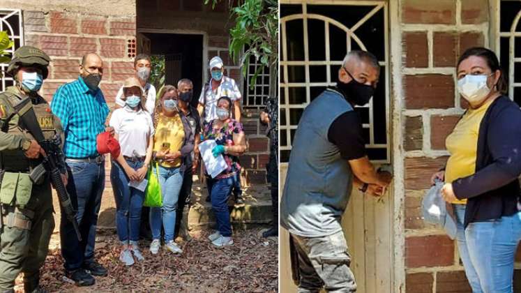 Las propiedades están en la vereda El Limoncito del corregimiento Buena Esperanza, en Cúcuta. / Foto: Cortesía