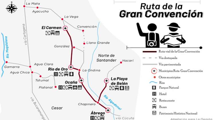 Ruta de la Gran Convención.