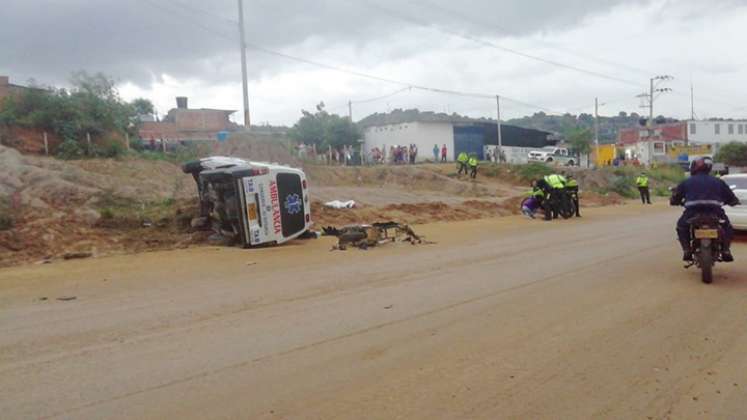 Accidente en el Anillo Vial.