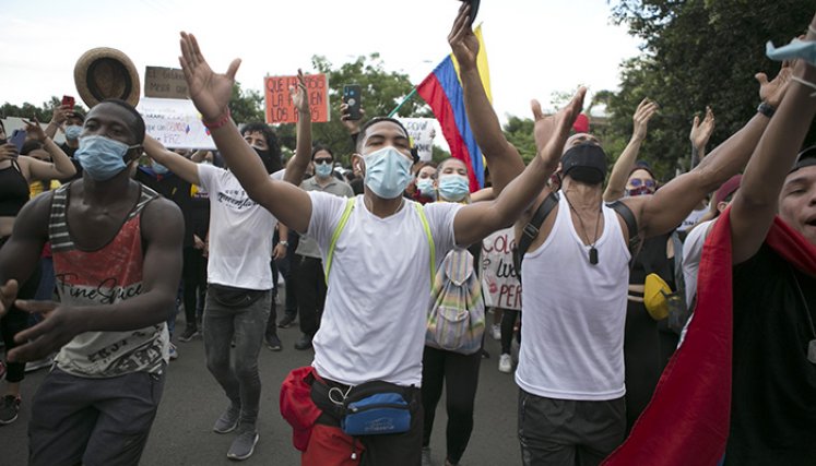 Cúcuta no ha sido ajena al descontento social que se ha extendido por toda Colombia. Desde el 28 de abril, las manifestaciones no han parado y tienen al país sumida en la crisis. /