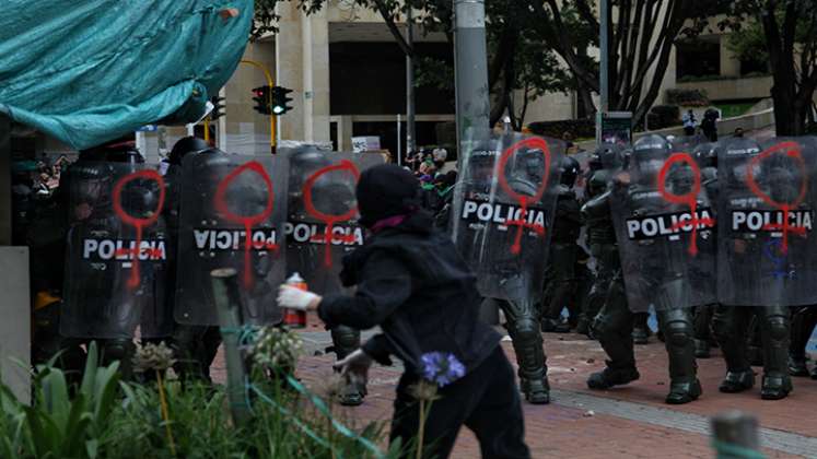 Protestas en el marco del Paro Nacional.