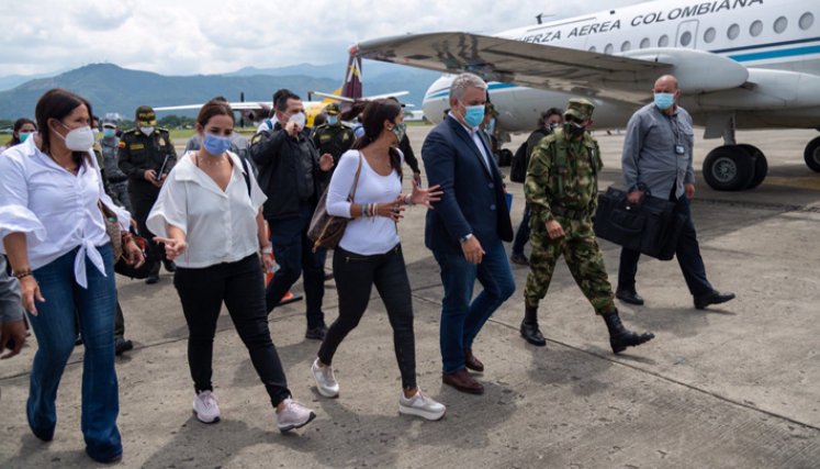 Iván Duque está en Cali otra vez, evaluará avances en seguridad y orden público
