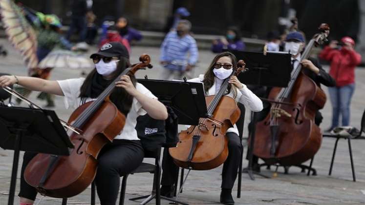 Orquesta Filarmónica de Bogotá, Beethoven por la No Violencia. (Colprensa - Álvaro Tavera)